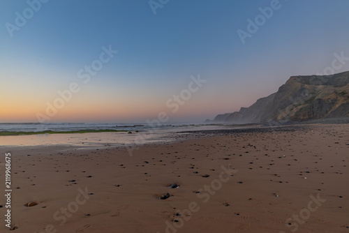 Canvas Print Castelejo beach at sunset