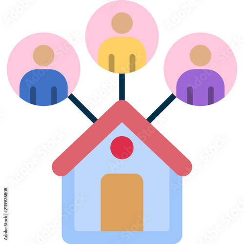 Shared Housing Icon