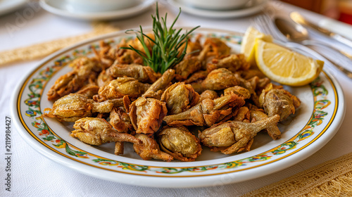 Alcauciles Fritos Traditional Fried Baby Artichokes from Cádiz Andalusia Spain
