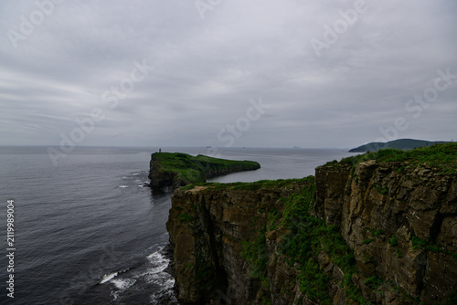 The rocky coast of Cape Tobizin