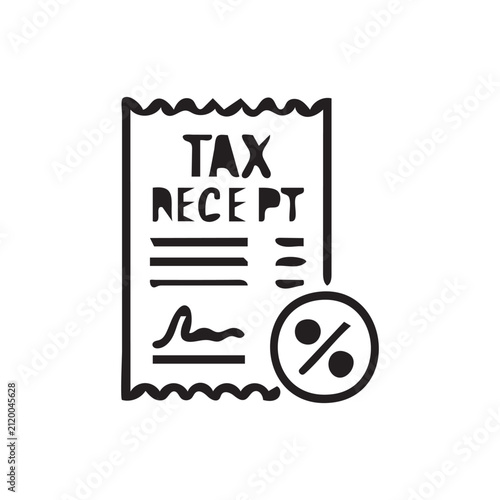 Tax Receipt Icon 