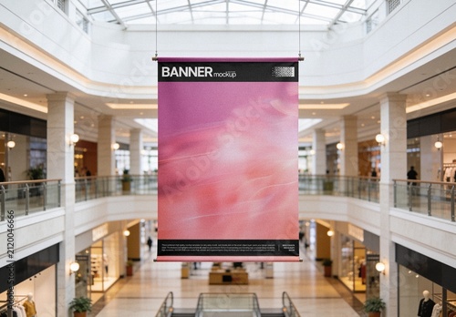 Banner Mockup For Branding And Advertising Design