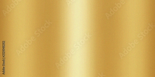 Bild auf Leinwand Golden brushed metallic texture with vertical reflections, exuding luxury and sophistication