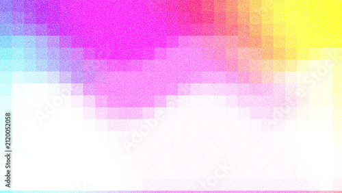 Colorful abstract heatmap data visualization chart