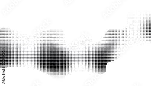 Abstract geometric greek key pattern with halftone shading effect