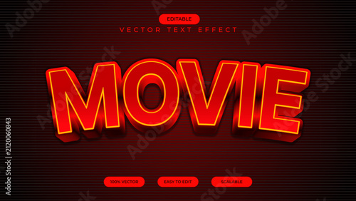Movie-text-style-effect