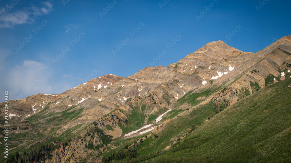 Fototapeta premium mountain landscape with blue sky