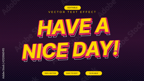 Modern pop art text effect