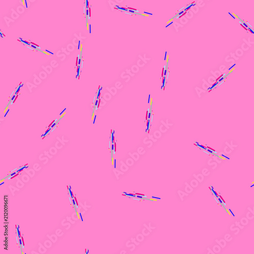 Obraz na plátne seamless pattern defect glitch error cartoon
