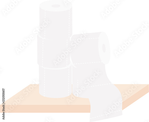 Stack of Toilet Paper