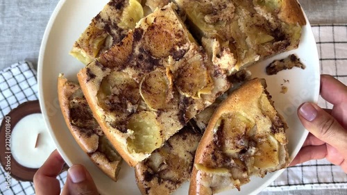 sliced baked fruit pie on table showing homemade cooking process and sweet dessert preparation concept of bakery recipes food styling gastronomy and home cuisine