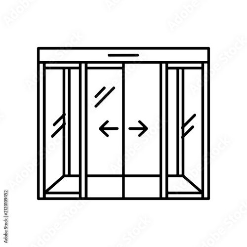 Automatic Sliding Doors in Motion.