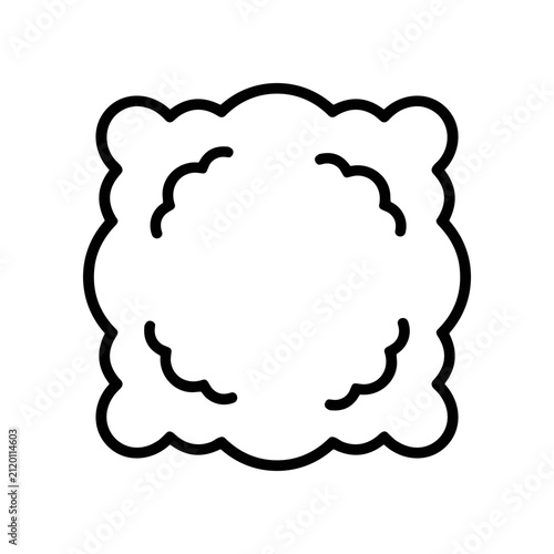 Simple Line Drawing of a Bear.