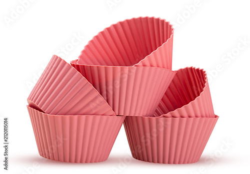 Silicone mold for cupcakes