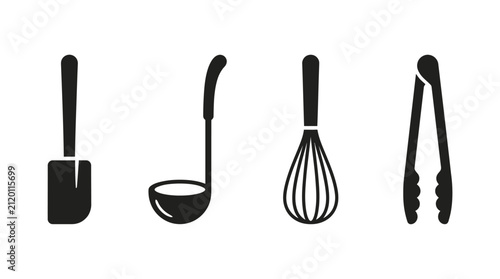 ModernKitchenToolsFlatDesignTeamworkPresentation.