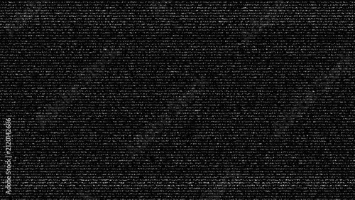 Vintage television static in monochrome creates grainy signal. Suitable for retro or nostalgic design projects needing old tv effects.