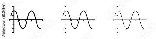 Konstfotografi Wave sine icon
