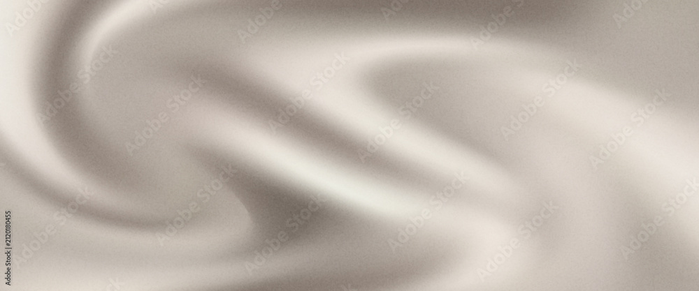Fototapeta premium Silver silk texture background design with shiny smooth waves.