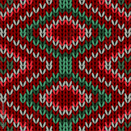 Knitted background pattern wallpaper knitting decorative print handmade textile knitting handiwork	
Christmas new Year colors 