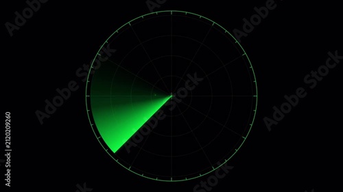 Radar Overlay Radar Screen HUD Overlay Military Radar Radar Scanner Radar Sweep Target Tracking Target Detection Surveillance System Military Interface Tactical Display Scanning. 4k video