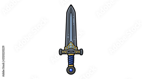 Konstfotografi Ornate Fantasy Sword Illustration