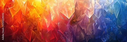 Colorful crystal abstract background