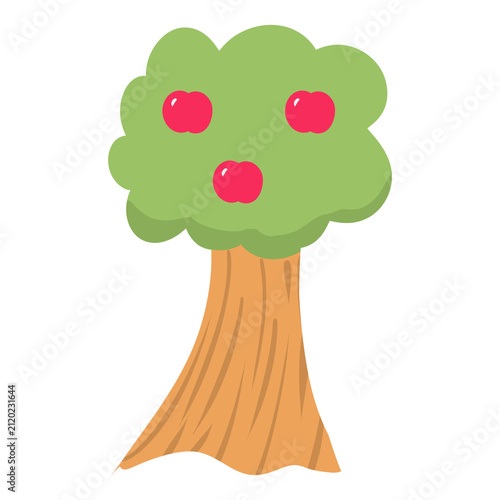Apple Tree Clipart Illustration Kids Picnic Aesthetic Vibes Theme
