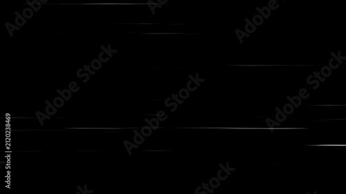 abstract motion background loop with white line spot flashing