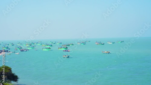 Aerial View of Pamban Rail Bridge, Tamil Nadu, India,