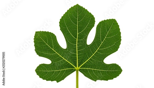 Fig leaf isolated.