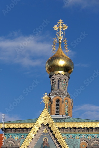 Russische Kapelle auf der Mathildenhöhe in Darmstadt