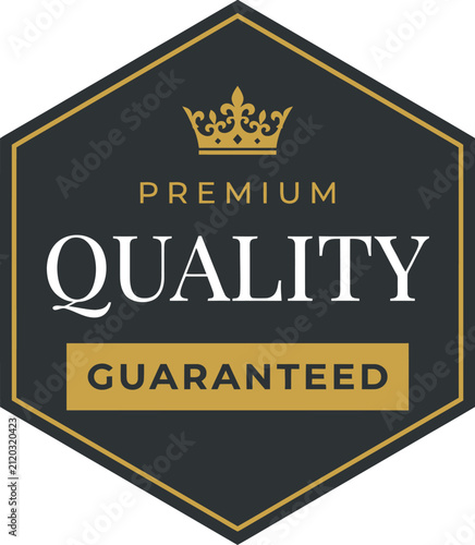 Premium Quality Guaranteed vector art . Call to action .