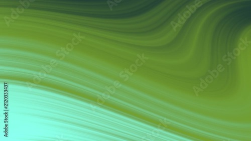 Abstract Green and Teal Wavy Background with Smooth Fluid Motion and Soft Gradients for Modern Digital Design, Website Banner, or Presentation Wallpaper