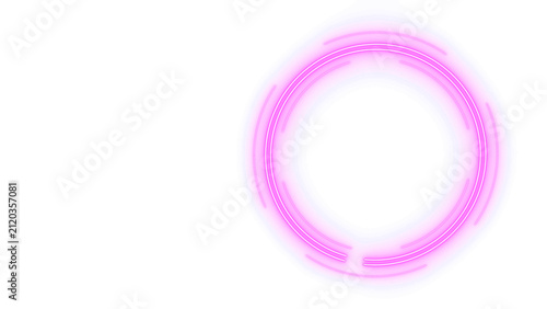 Futuristic hud element, digital interface, technology concept, neon purple glowing circle with data loading animation on transparent background, graphic design for modern displays, png, alpha channel