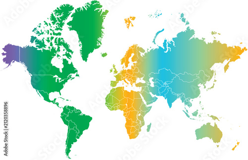 Global Climate Zones Map, World Temperature Regions, Earth Weather Patterns, Geographic Data