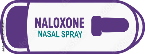 Obraz na plátně Life Saving Nasal Medicine Equipment Isolated Vector Healthcare Symbol