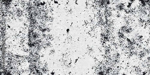 Cuadro en lienzo High contrast black and white weathered concrete texture with concrete weathered