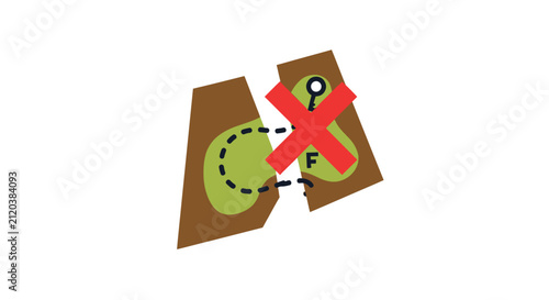 Foto Puzzle pieces not fitting together.