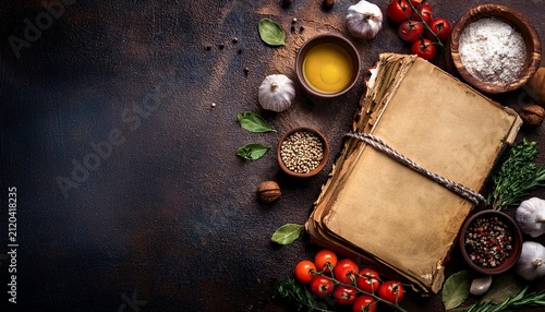 Rustic Cookbook Backdrop