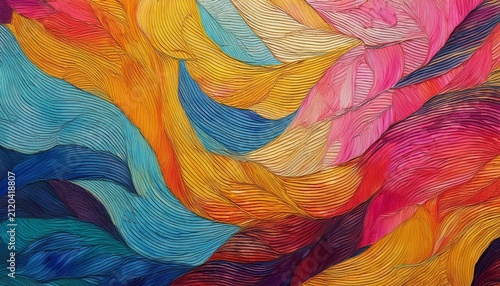 Abstract Printed Paper Texture As Background