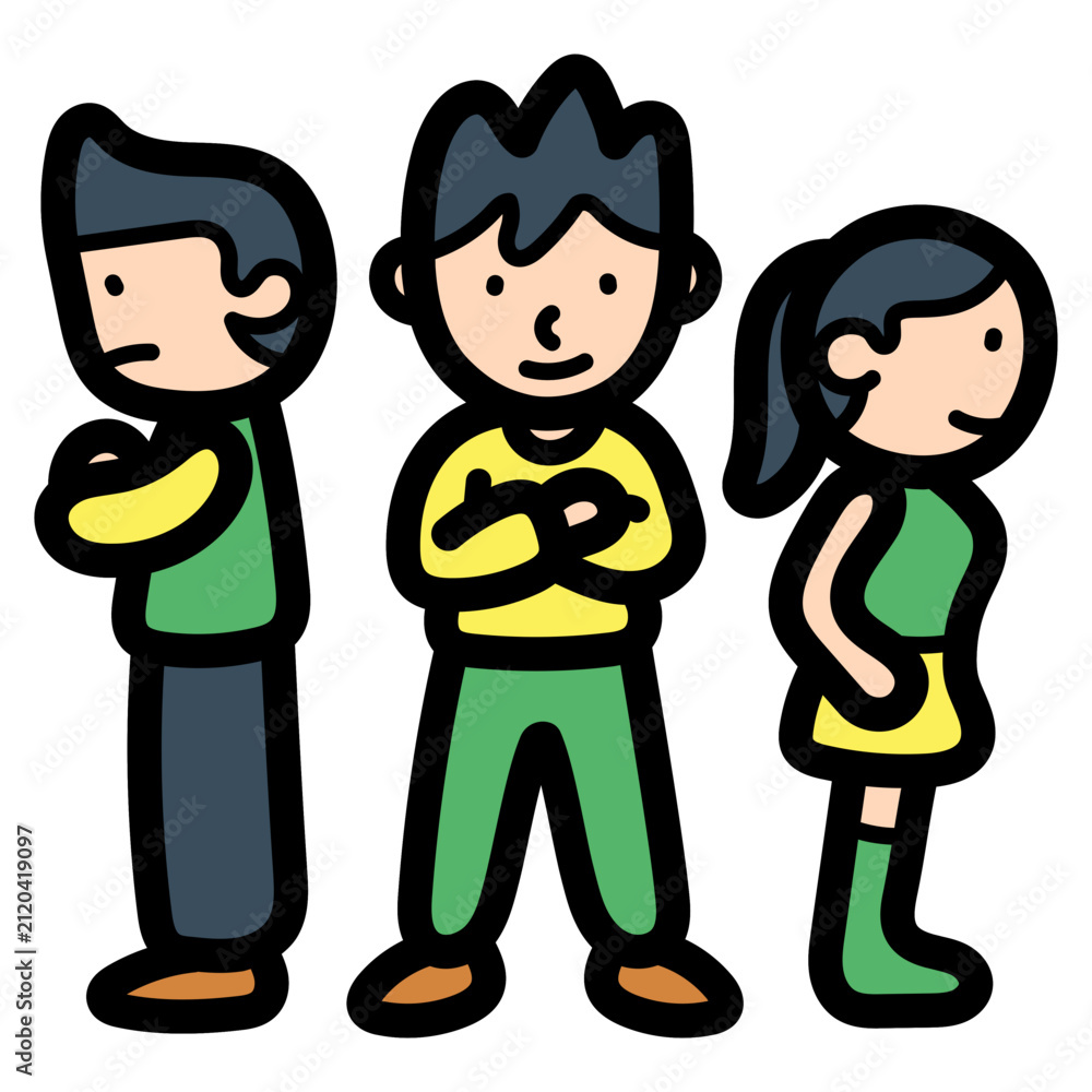 Fototapeta premium team illustration