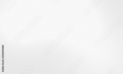 Abstract white background with halftone dot pattern design