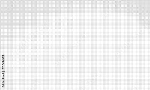 Abstract halftone pattern background with grey dots on white