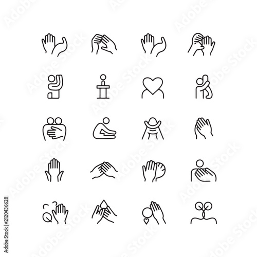 hand drawn icons