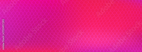 Abstract vibrant pink magenta gradient vector background with fine seamless ogee mesh pattern texture for modern banner, poster, and presentation.