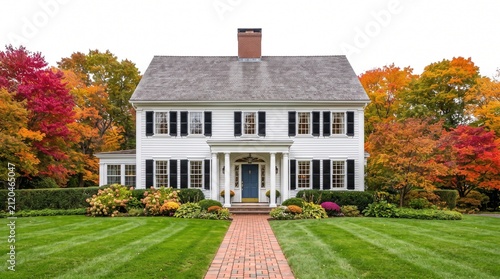 classic Massachusetts colonial house