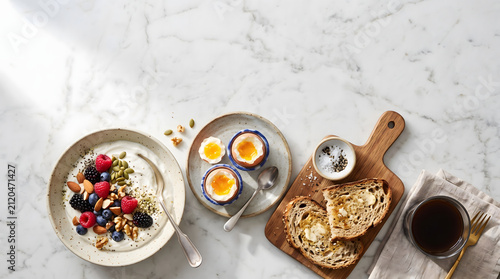High Protein Breakfast Bowl With Eggs And Greek Yogurt