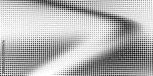 Принти на полотні Halftone faded gradient texture