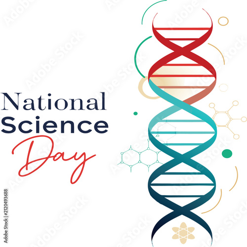 National Science Day DNA Poster