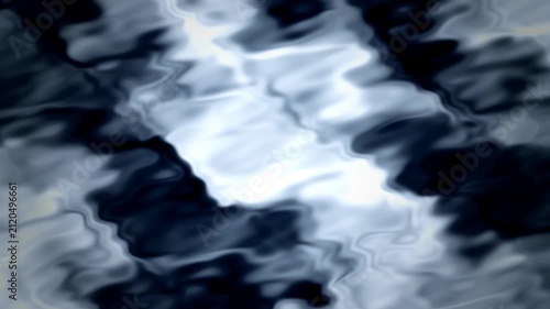 Flowing Liquid Mercury Texture in Monochrome – Abstract Black and White Silver Metal Fluid & Smoke Drift, Luxury Minimal Background Loop